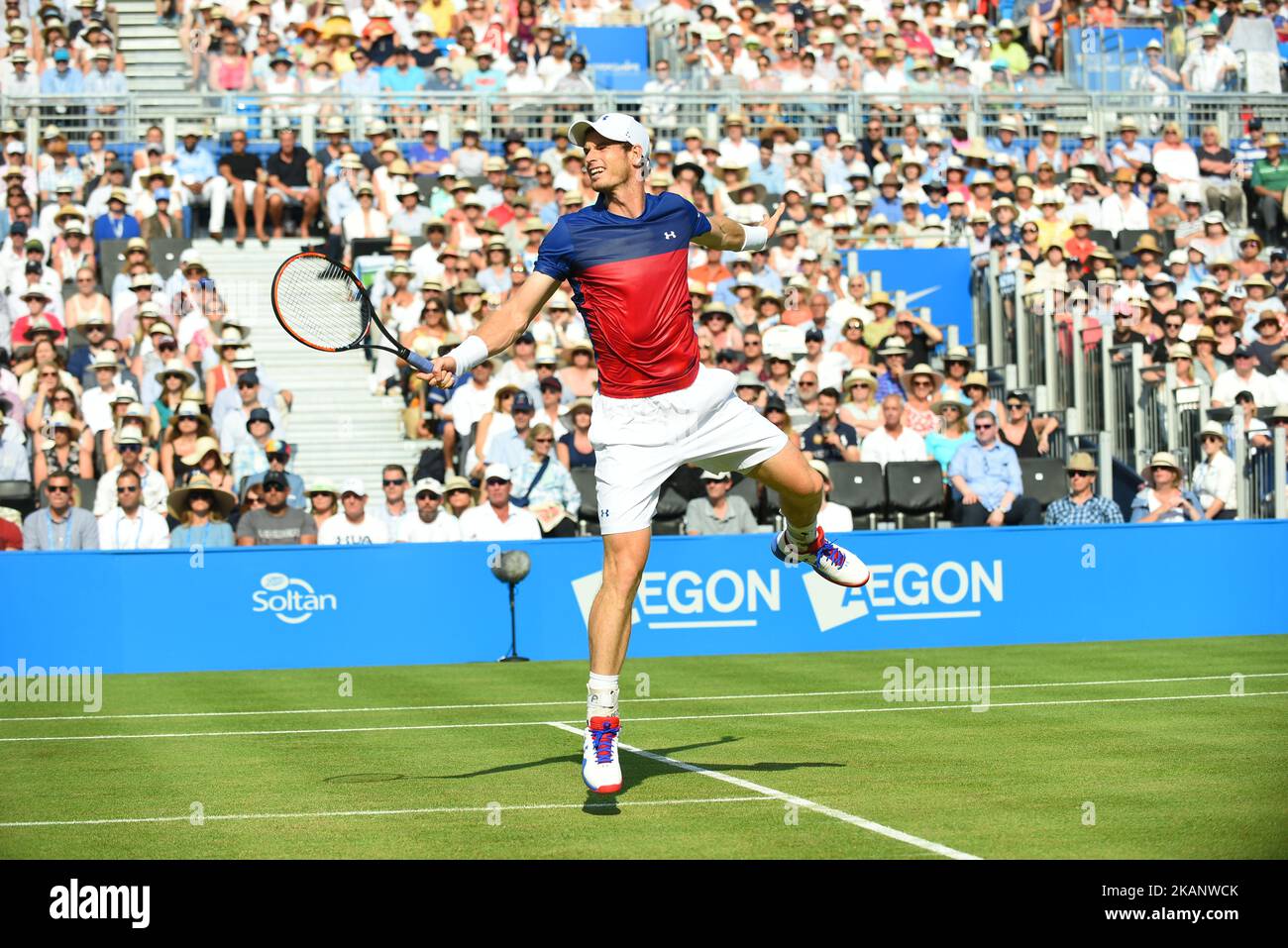 Andy Murray (GBR) beim Centre Court of AEGON Championships im Queen's Club, London, am 20. Juni 2017. (Foto von Alberto Pezzali/NurPhoto) *** Bitte nutzen Sie die Gutschrift aus dem Kreditfeld *** Stockfoto