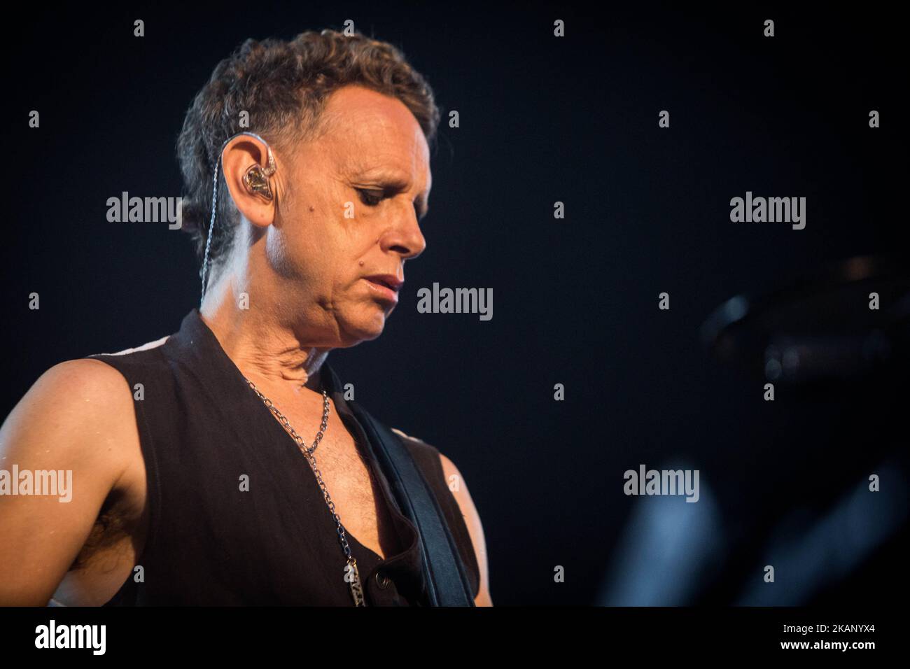 Martin Gore die englische elektronische Rockband Depeche Mode, die am 27. Juni 2017 im San Siro Stadium in Mailand, Italien, auf der Bühne zu sehen war.(Foto: Roberto Finizio/NurPhoto) *** Bitte benutzen Sie die Gutschrift aus dem Credit Field *** Stockfoto