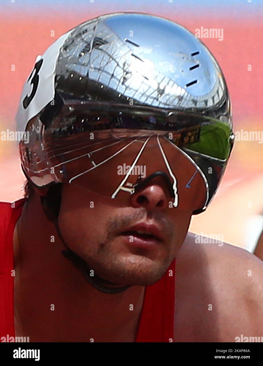 Marcel Hug (SUI) tritt am 17. Juli 2017 im Londoner Stadion in London, Großbritannien, bei der IPC World para Athletics Championships in der 800m T54. Runde 1 Heat 2 der Männer an. (Foto von Kieran Galvin/NurPhoto) *** Bitte benutzen Sie die Gutschrift aus dem Kreditfeld *** Stockfoto