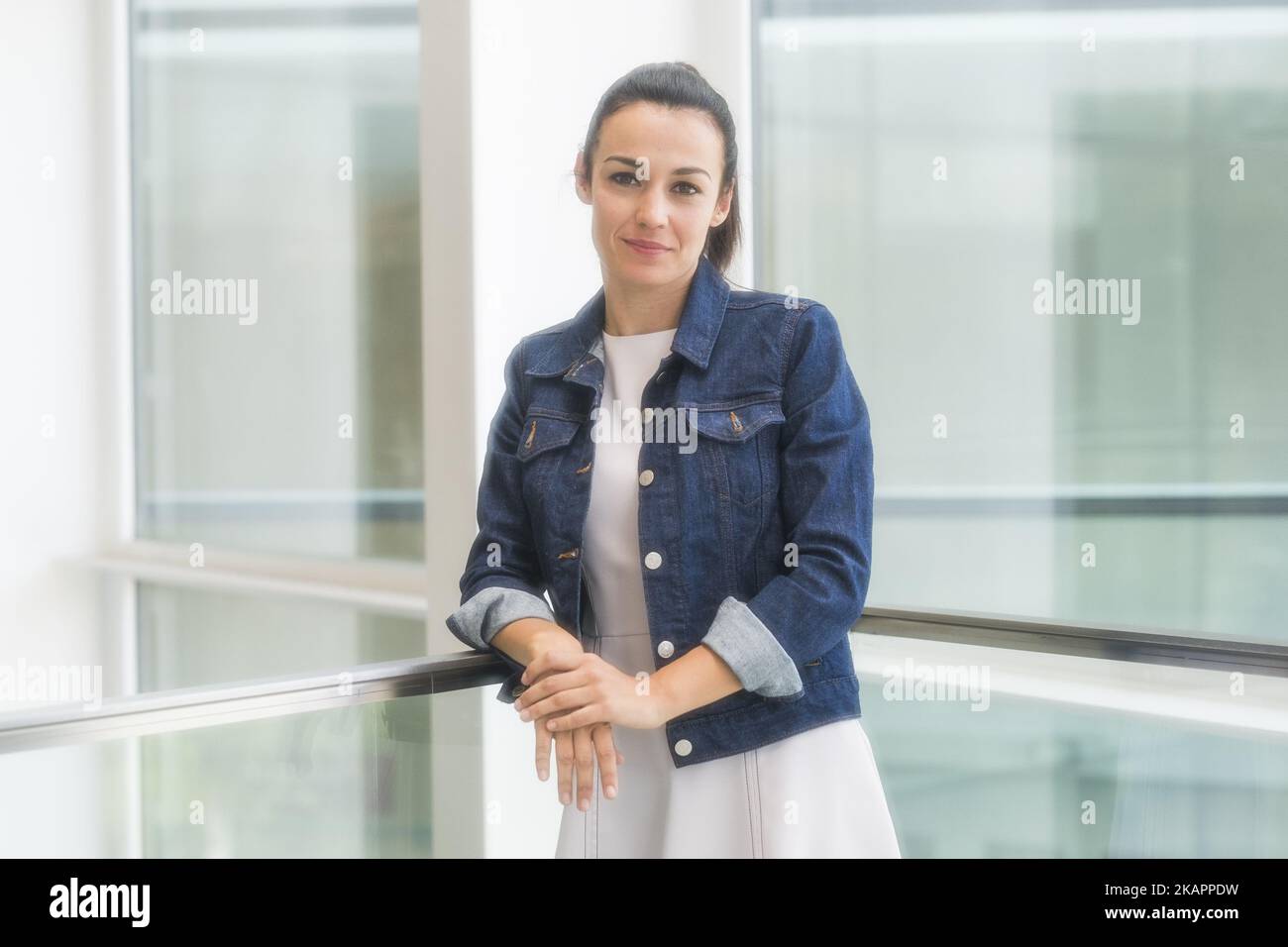 Die Schauspielerin Sara Rivero während der Präsentation von EL CÃCLOPE in den Theatern des Madrider Kanals. 24. August 2017 (Foto von Oscar Gonzalez/NurPhoto) Stockfoto