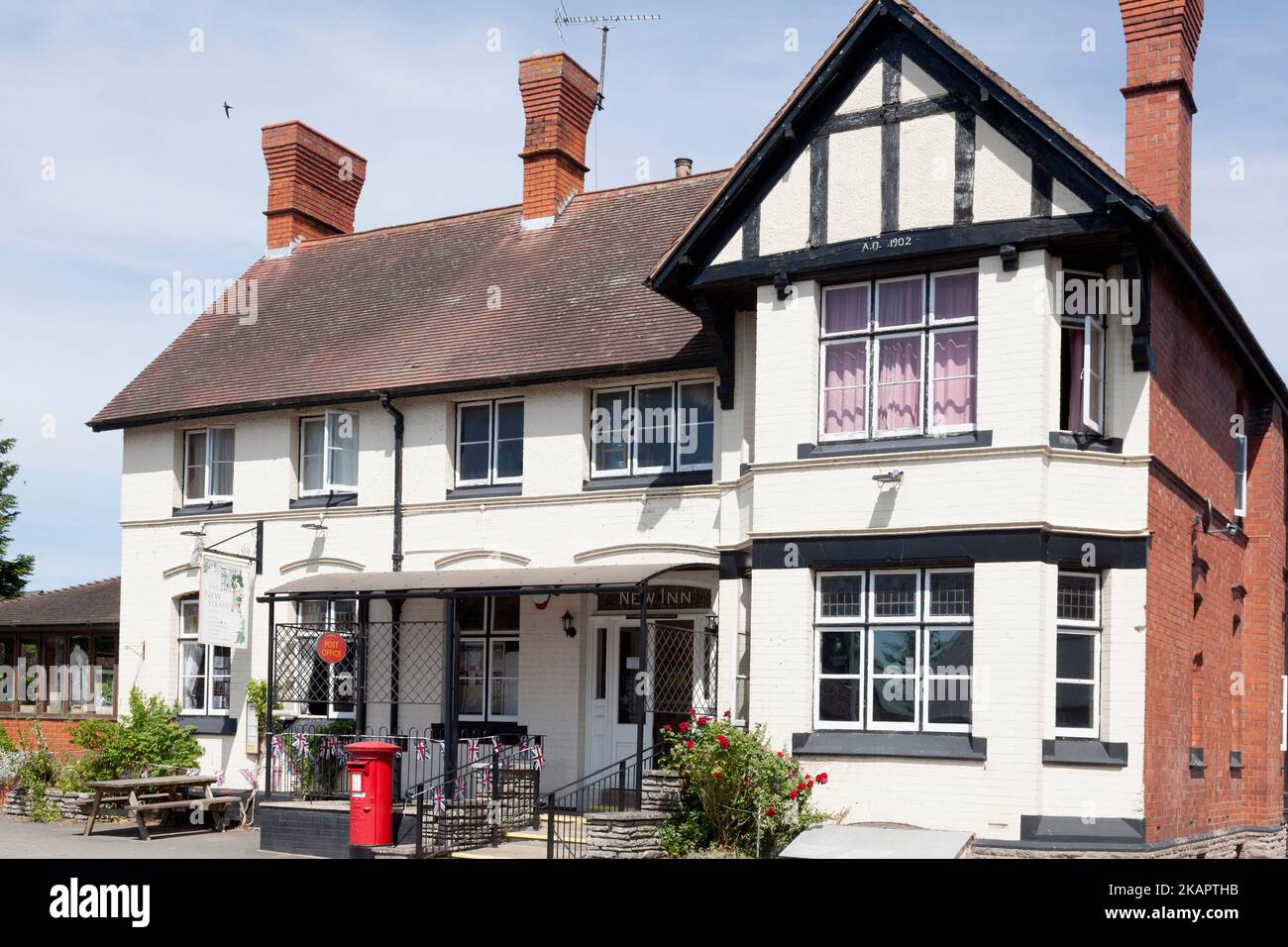 The New Inn and Village Post, Eardisley, Herefordshire Stockfoto