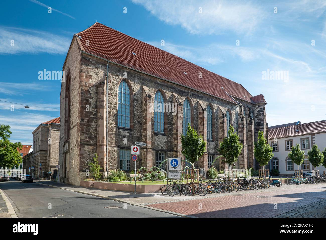 Entweihter Paulinerkirche, jetzt Niedersächsische Staats- und Universitätsbibliothek in Göttingen, Deutschland Stockfoto