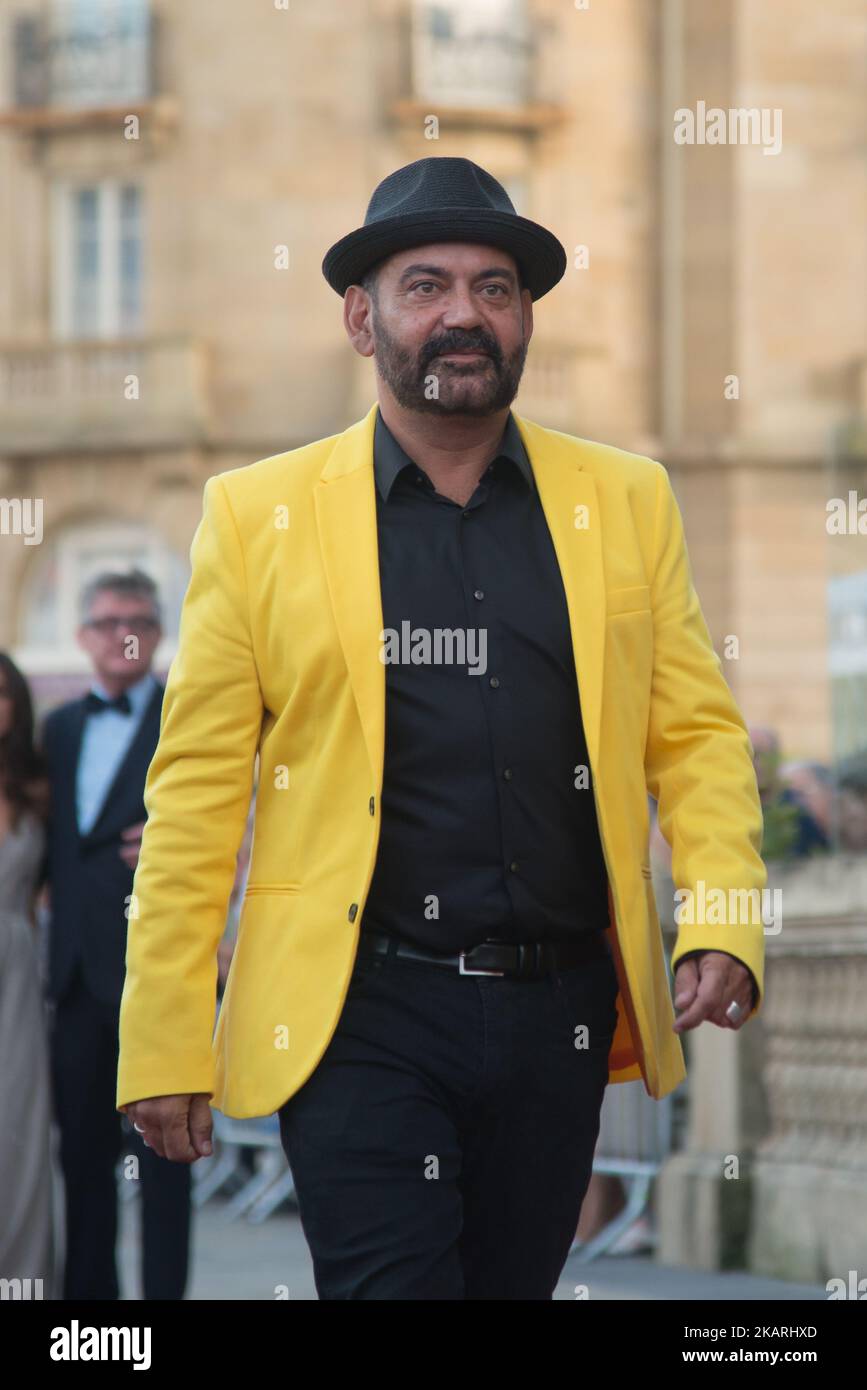 Jose Corbacho nimmt an der Premiere von „La Llamada“ während des San Sebastian Film Festivals 65. am 28. September 2017 in San Sebastian, Spanien, Teil. (Foto von COOLMedia/NurPhoto) Stockfoto