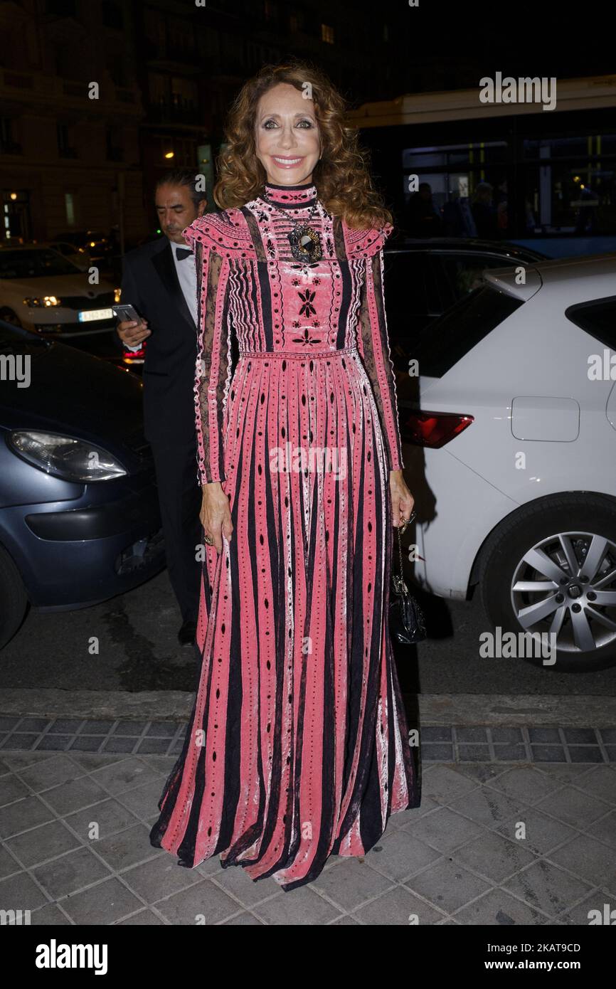 Die Schauspielerin Marisa Berenson nimmt am 7. November 2017 an den Marie Claire Prix de la Moda Awards 2017 in Madrid, Spanien, Teil. (Foto von Oscar Gonzalez/NurPhoto) Stockfoto