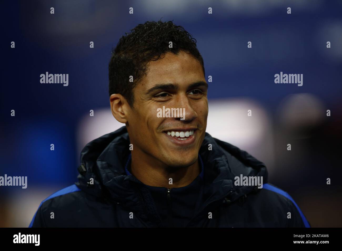 Raphael Varane aus Frankreich beim Freundschaftsspiel zwischen Frankreich und Wales am 10. November 2017 im Stade de France-Stadion in Saint-Denis, am Stadtrand von Paris, Frankreich. (Foto von Mehdi Taamallah/NurPhoto) Stockfoto