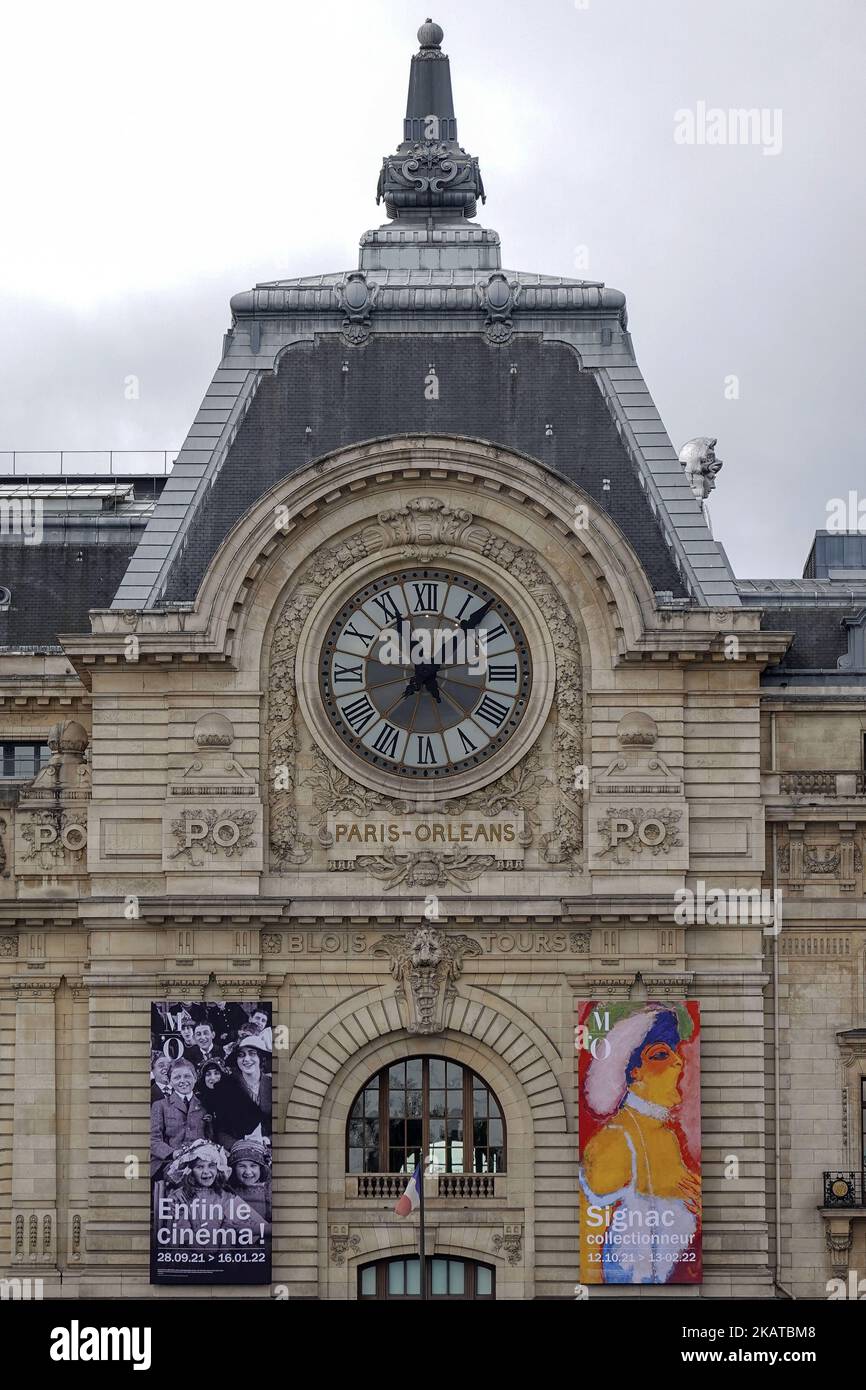 Frankreich, Paris, Musée d'Orsay - Musée d'Orsay im ehemaligen Gare d'Orsay, einem Bahnhof von Beaux-Arts. t beherbergt die größte Sammlung von Impres Stockfoto