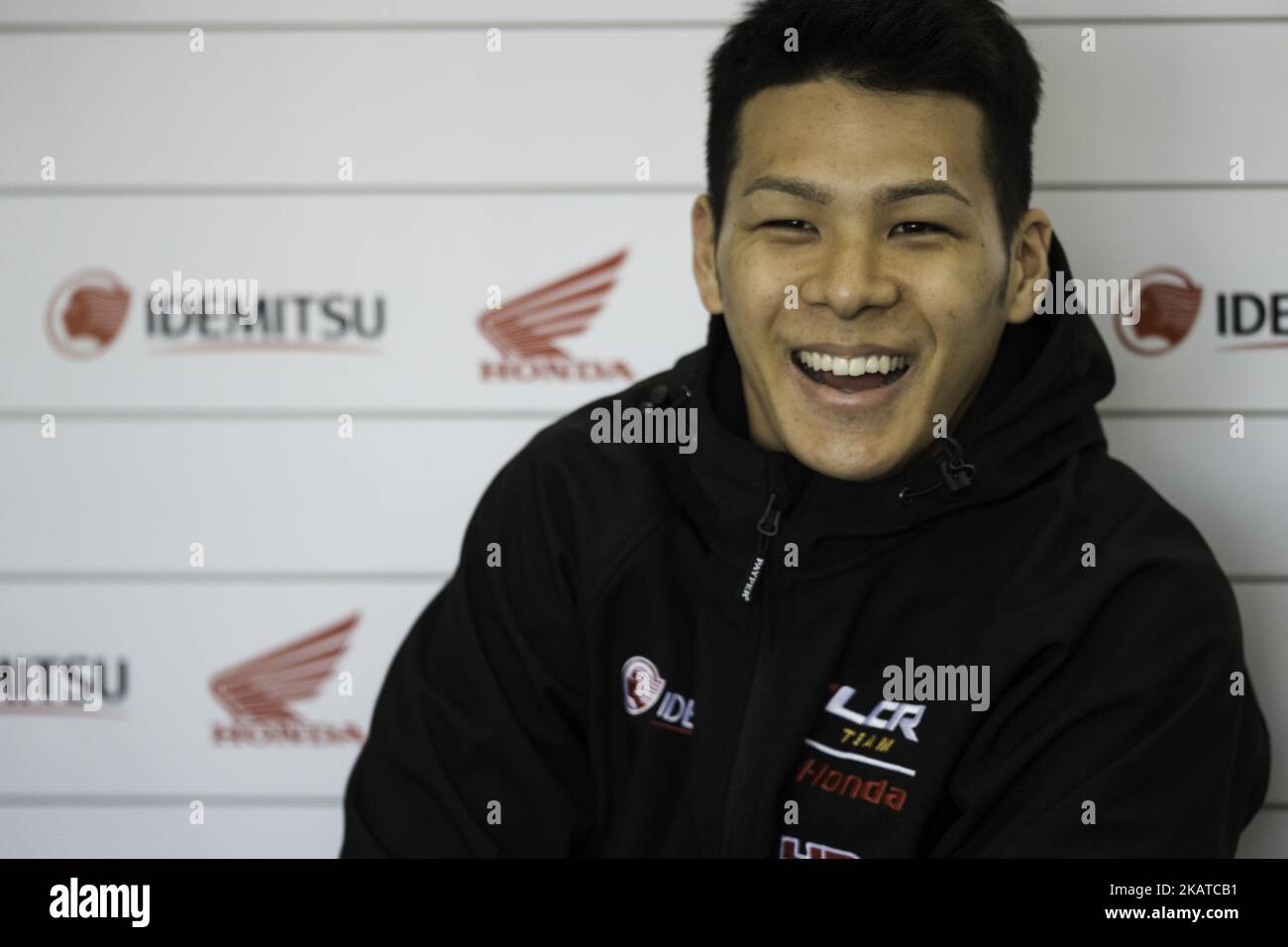 #30 Takaaki Nakagami (Japanisch) LCR Honda Idemitsu während der Tests der neuen Saison, MotoGP 2018. Rennstrecke von Ricardo Tormo, Valencia, Spanien. Mittwoch, 15.. november 2017. (Foto von Jose Breton/NurPhoto) Stockfoto