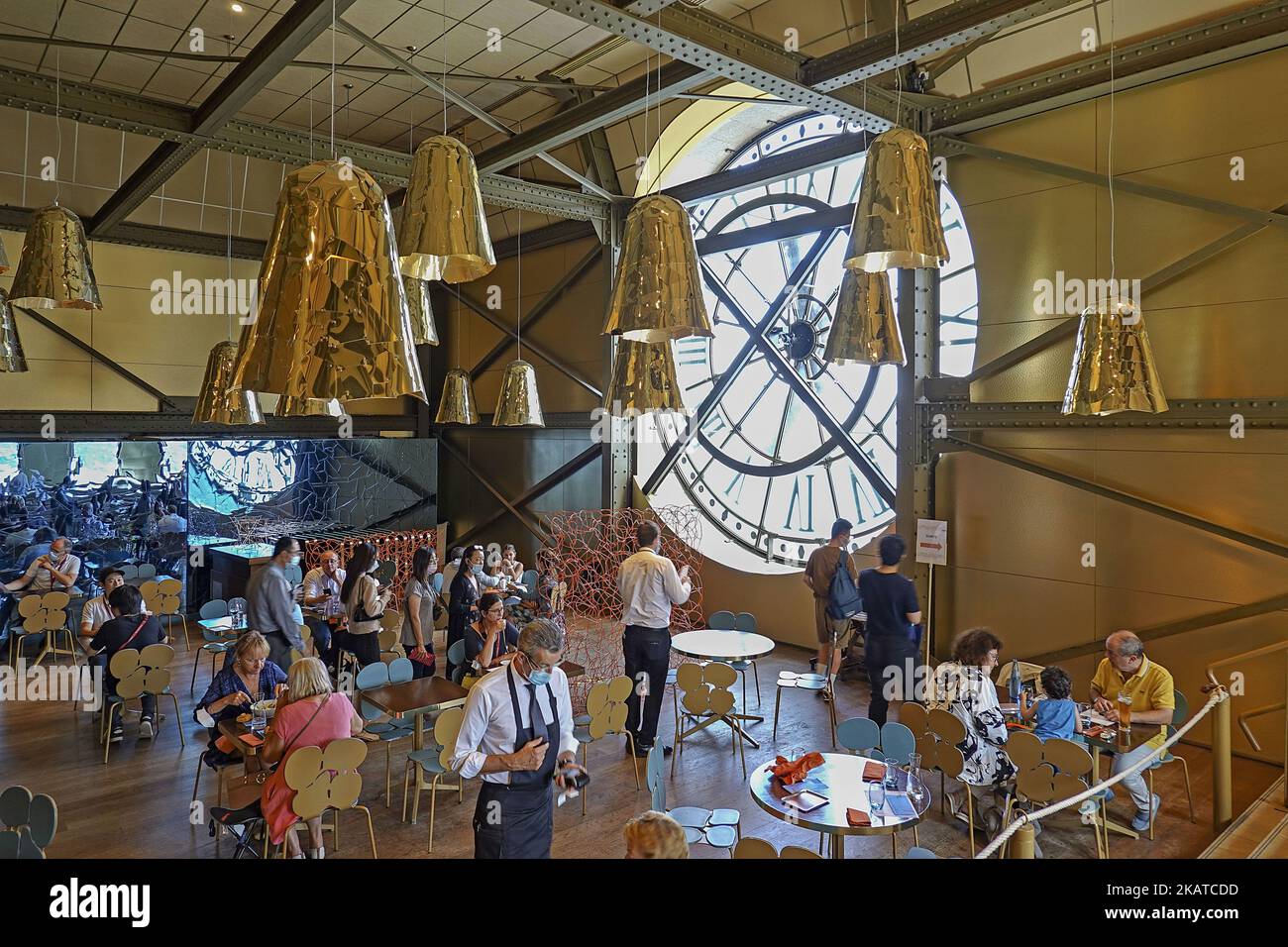 Frankreich, Paris, das Restaurant Cafe Campana im Kunstmuseum Musee d’Orsay Foto © Fabio Mazzarella/Sintesi/Alamy Stock Photo *** Ortsüberschrift Stockfoto