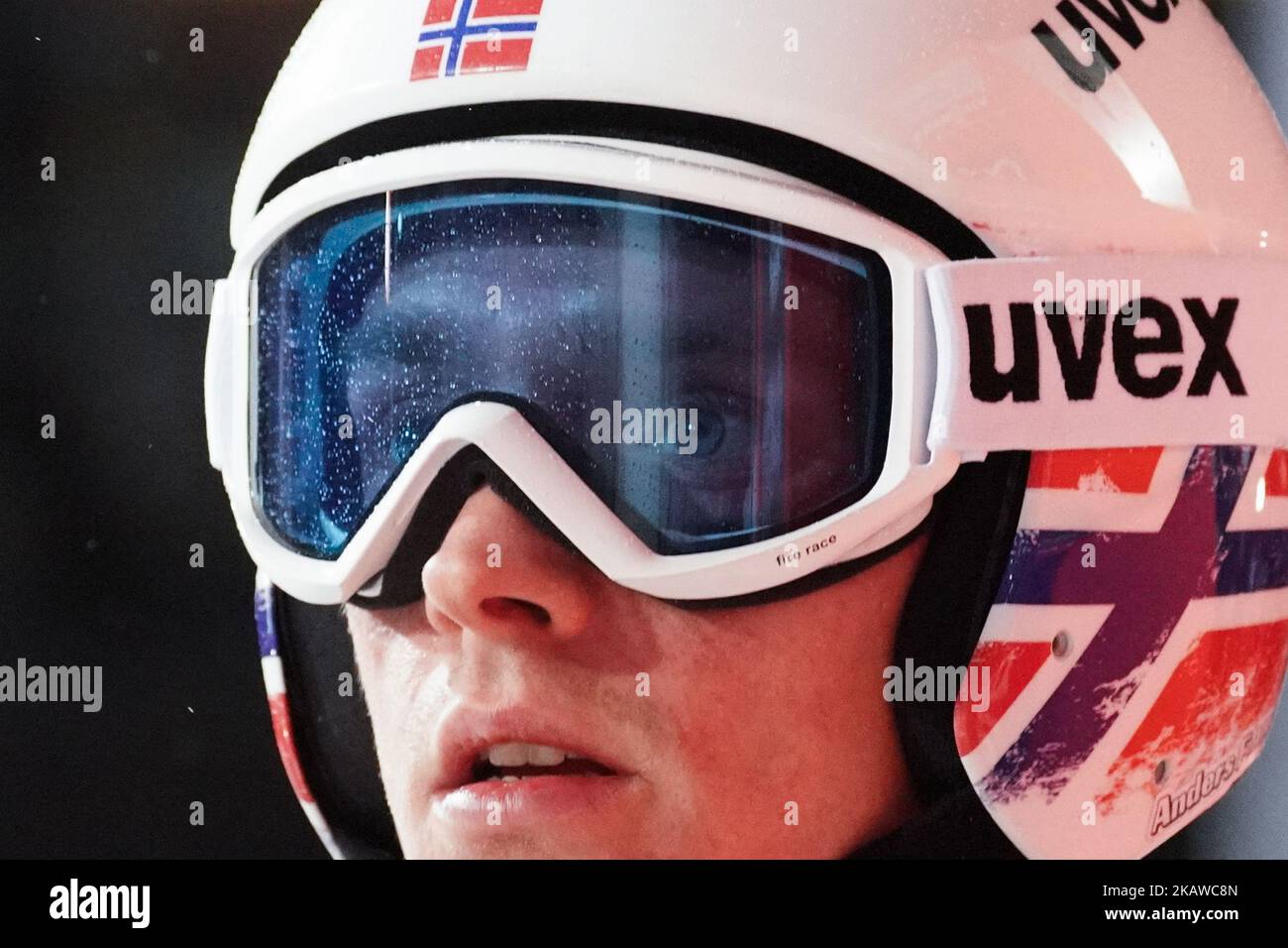 Anders Fannemel aus Norwegen beim Großschanzen-Einzelwettbewerb beim FIS Skisprung-Weltcup in Zakopane, Polen. Am Sonntag, den 28. Januar 2018, in Zakopane, Polen. (Foto von Artur Widak/NurPhoto) Stockfoto