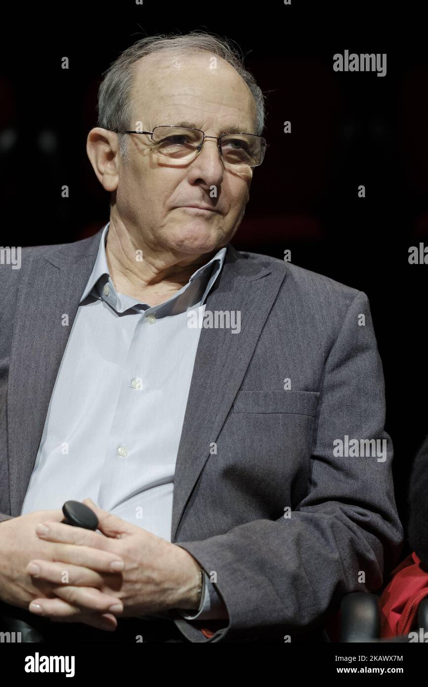 Der Schauspieler Emilio Gutierrez Caba während der Präsentation des Buches Ricardo Calvo Agosti: Der Schauspieler und die Klassiker in Madrid, Spanien am 5. März 2018. (Foto von Oscar Gonzalez/NurPhoto) Stockfoto