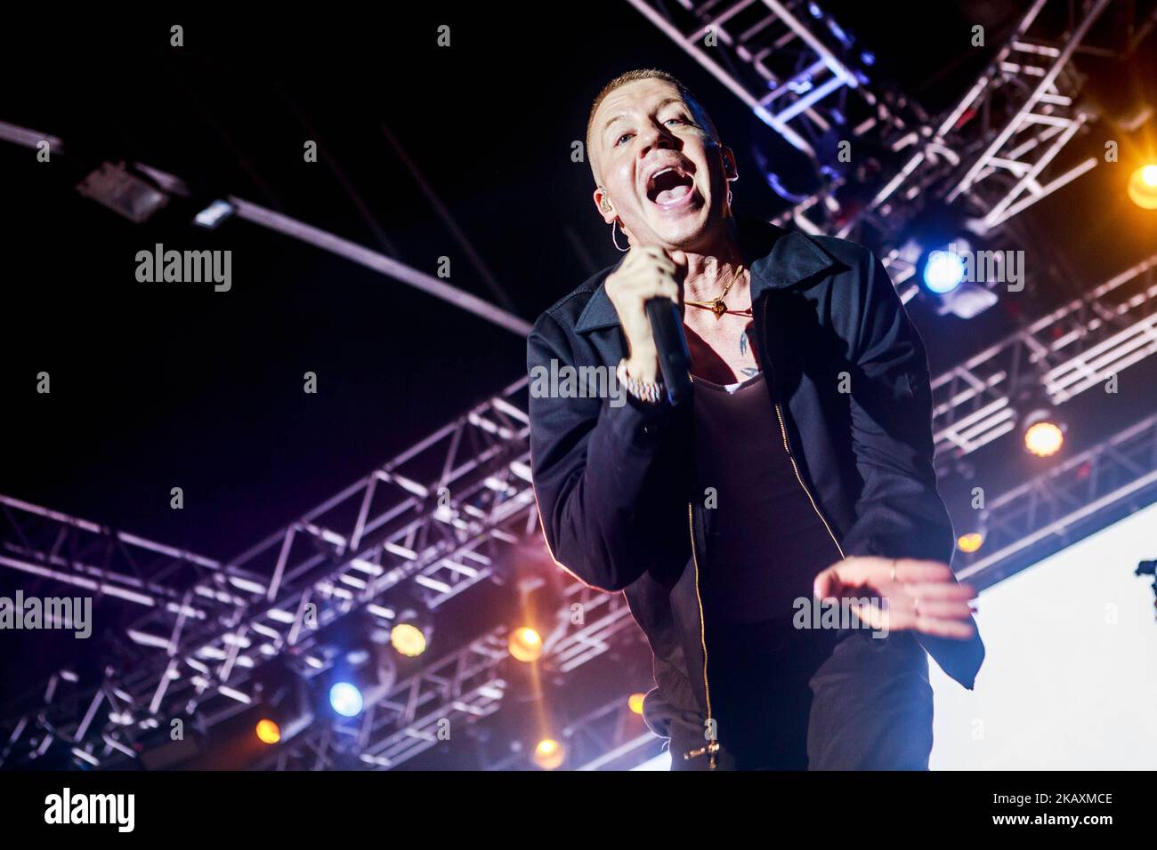 Macklemore tritt am 22. April 2018 live bei Fabrique in Mailand auf (Foto: Mairo Cinquetti/NurPhoto) Stockfoto