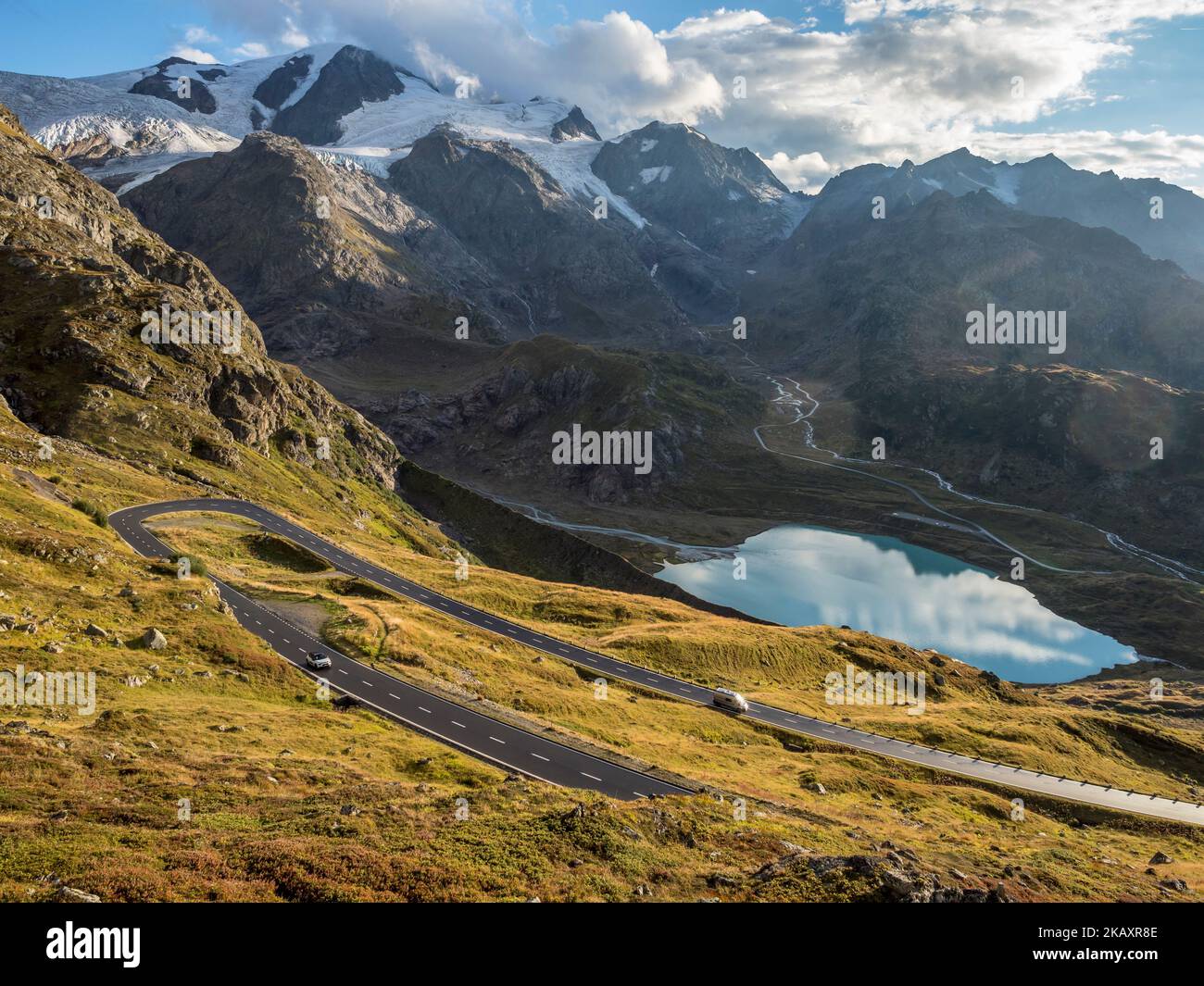 Sentenpass, schweizer Pass, Schweiz Stockfoto