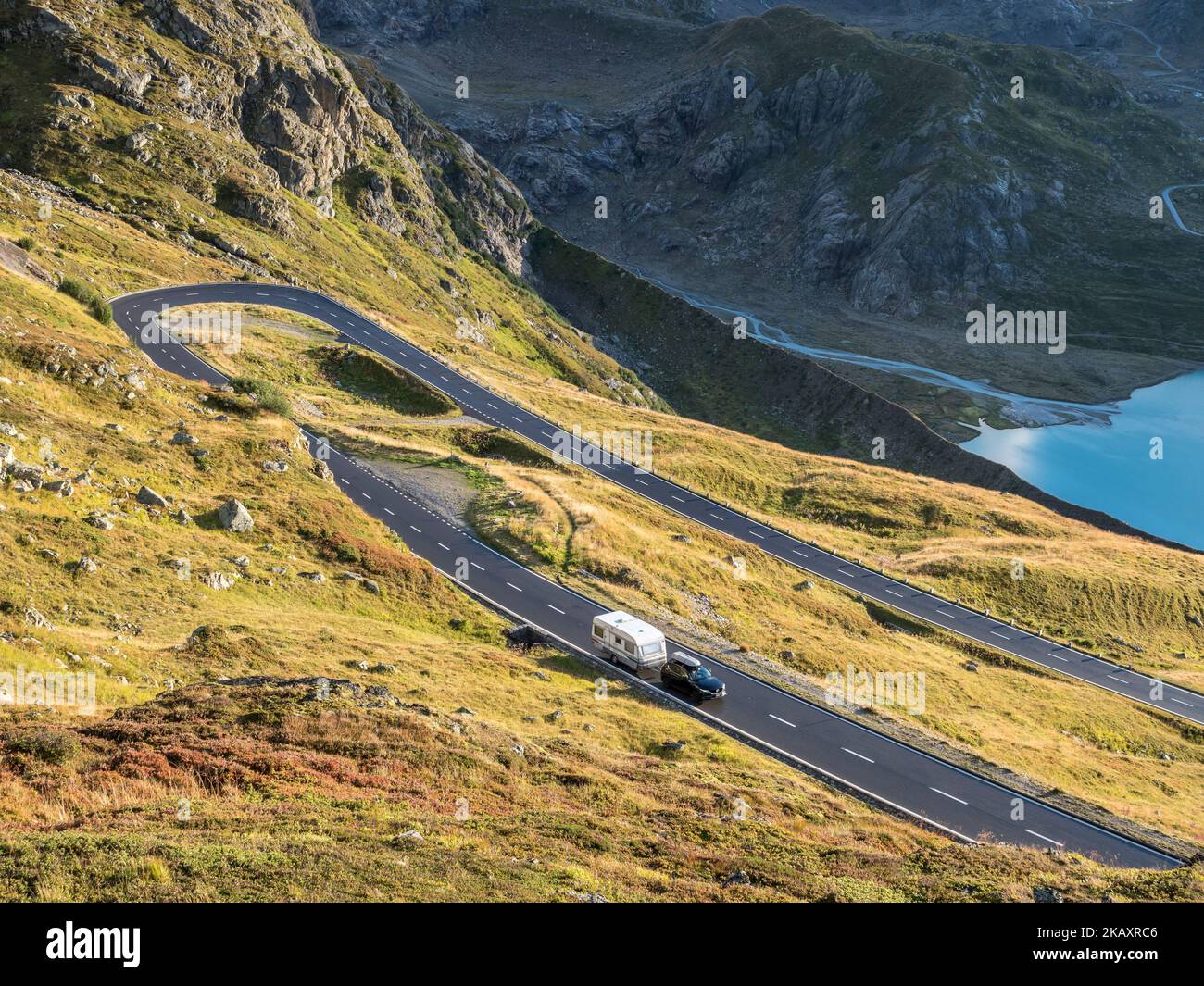 Sentenpass, schweizer Pass, Schweiz Stockfoto