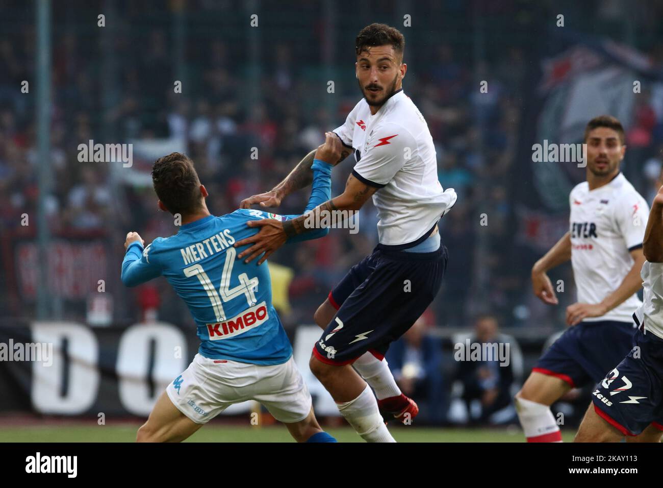 Dries Mertens (SSC Napoli) während der italienischen Serie A Fußball SSC Napoli gegen FC Crotone im Stadion S. Paolo in Neapel am 20. Mai 2018 (Foto von Paolo Manzo/NurPhoto) Stockfoto