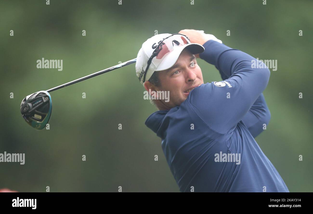 Ryan Fox (NZL) während des BMW PGA Championship Round 2 im Wentworth Club Virgnia Water, Surrey, Großbritannien, am 25. Mai 2018. (Foto von Kieran Galvin/NurPhoto) Stockfoto