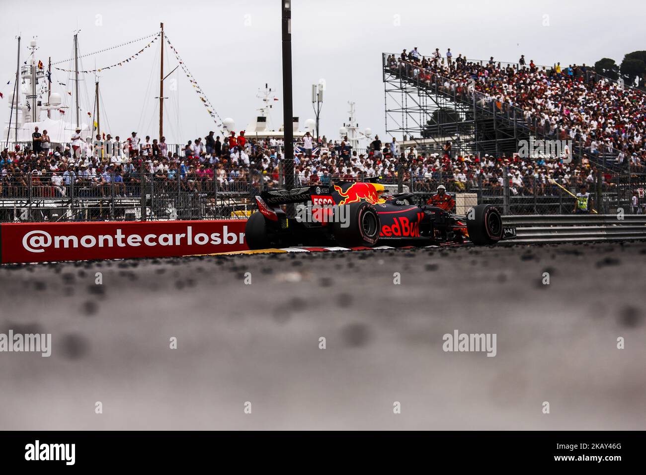 33 Max Verstappen Max aus den Niederlanden Aston Martin Red Bull Tag Heuer RB14 beim Rennen des Formel-1-Grand-Prix von Monaco am 27.. Mai 2018 in Montecarlo, Monaco. (Foto von Xavier Bonilla/NurPhoto) Stockfoto