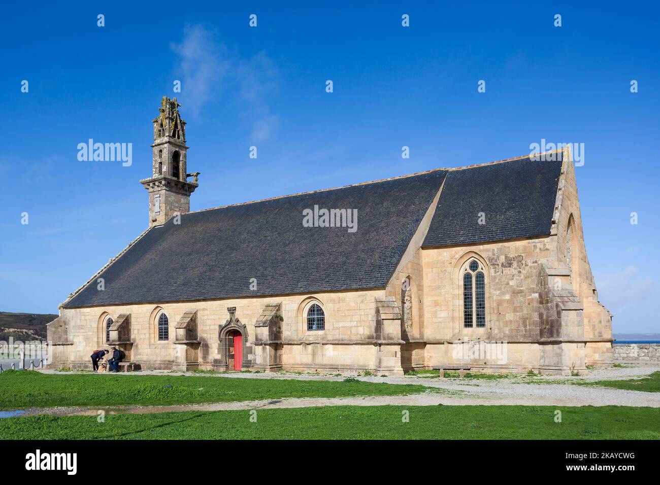 Kapelle Notre-dame de Rocamadour, Camaret-sur-Mer, Bretagne, Frankreich Stockfoto Kapelle Notre-dame de Rocamadour, Camaret-sur-Mer, Bretagne, Frankreich Stockfoto
