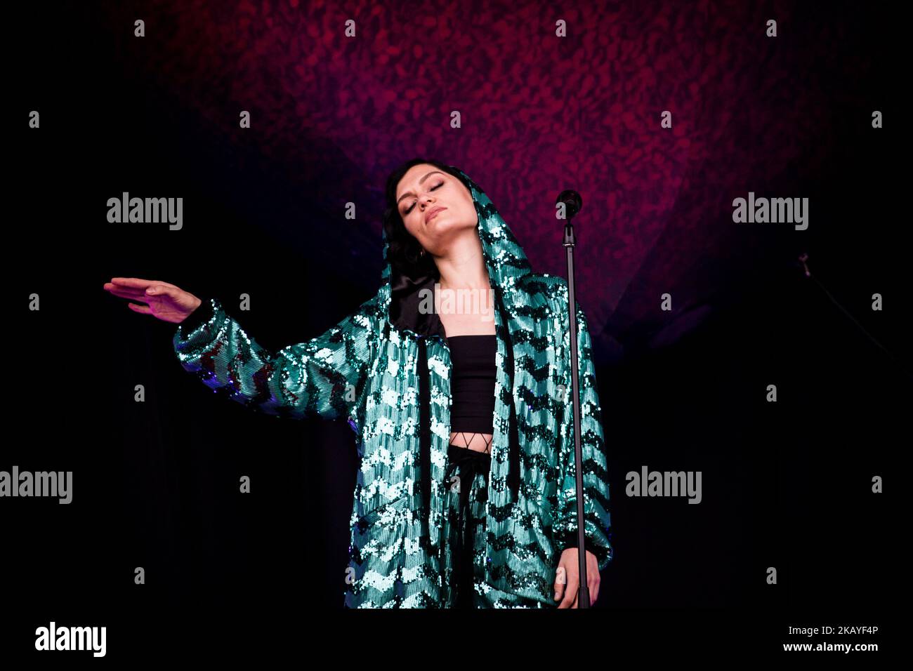 Jessie J spielt live beim Pinkpop Festival 2018 in Landgraaf Niederlande (Foto: Roberto Finizio/NurPhoto) Stockfoto