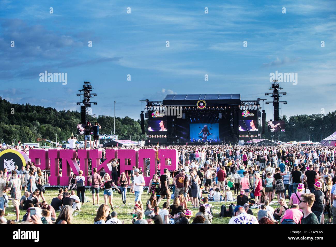 Pinkpop Festival 2018 in Landgraaf, Niederlande, am 17. Juni 2018. (Foto von Roberto Finizio/NurPhoto) Stockfoto