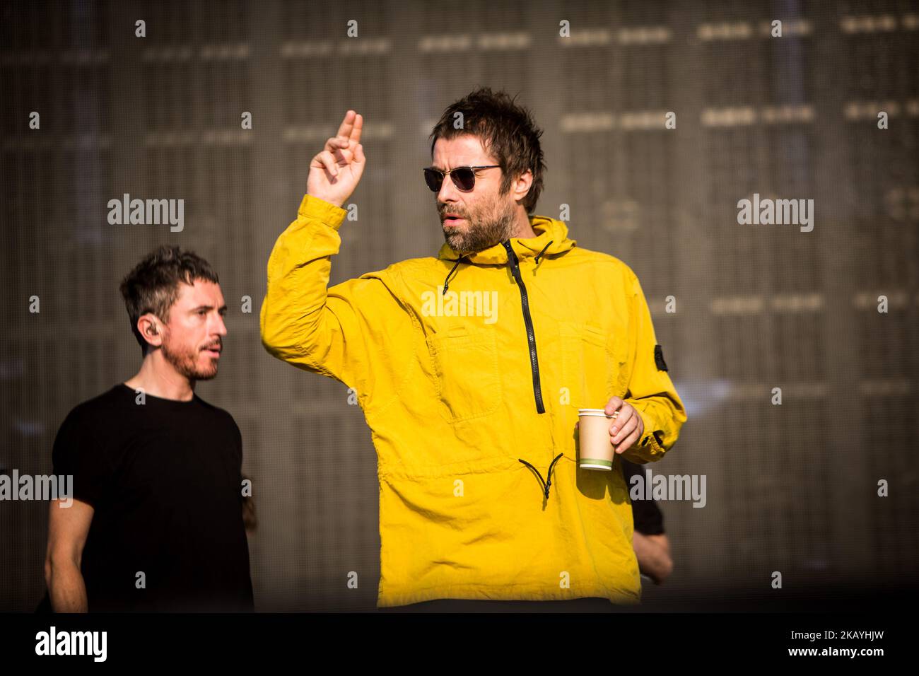 Liam Gallagher tritt am 21. Juni 2018 live auf der I-Days 2018 Area Expo Experience in Mailand, Italien, auf. (Foto von Roberto Finizio/NurPhoto) Stockfoto