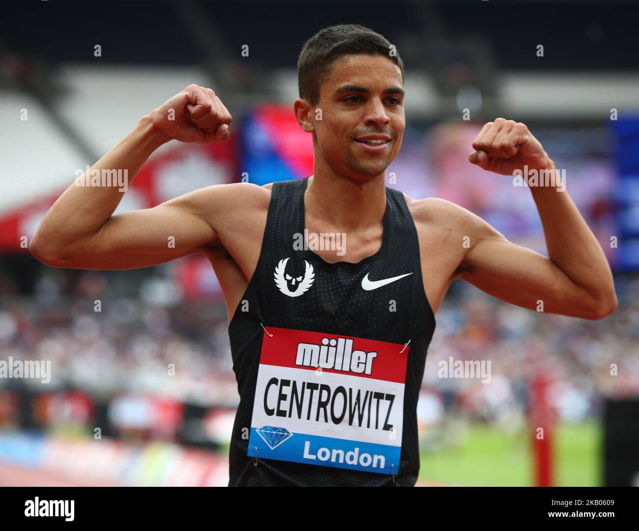 Matthew Centrowitz, Gewinner der USA nach den 1500m Männern beim ersten Muller Anniversary Games Day im London Stadium am 22. Juli 2018 in London, England. (Foto von Action Foto Sport/NurPhoto) Stockfoto