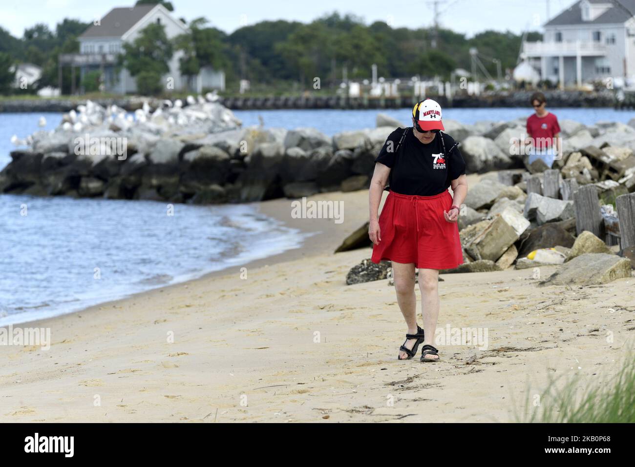 An der Bucht genießen die Menschen am 2. September 2018 an einem langen Labor Day-Wochenende in Deal Island, Maryland, Outdoor-Aktivitäten. Der amerikanische Feiertag des Labor Day, am ersten Montag im September, gilt als inoffizielles Ende des Sommers. (Foto von Bastiaan Slabbers/NurPhoto) Stockfoto