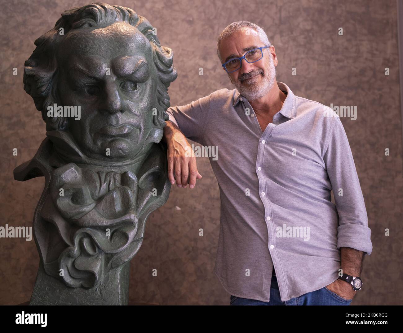 Der spanische Regisseur Javier Fesser nimmt am 6. September 2018 in Madrid, Spanien, an der Academia de Cine Teil, um den spanischen Film für die Oscars 2019 zu nominieren (Foto von Oscar Gonzalez/NurPhoto) Stockfoto