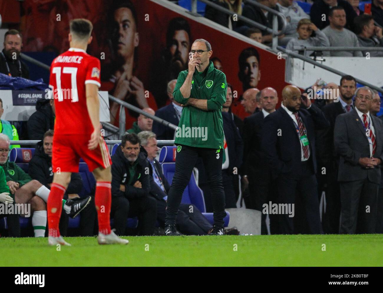 Martin O'Neill Manager der Republik Irland während der UEFA Nations League zwischen Wales und der Republik Irland am 06. September 2018 im Cardiff City Stadium, Cardiff. (Foto von Action Foto Sport/NurPhoto) Stockfoto