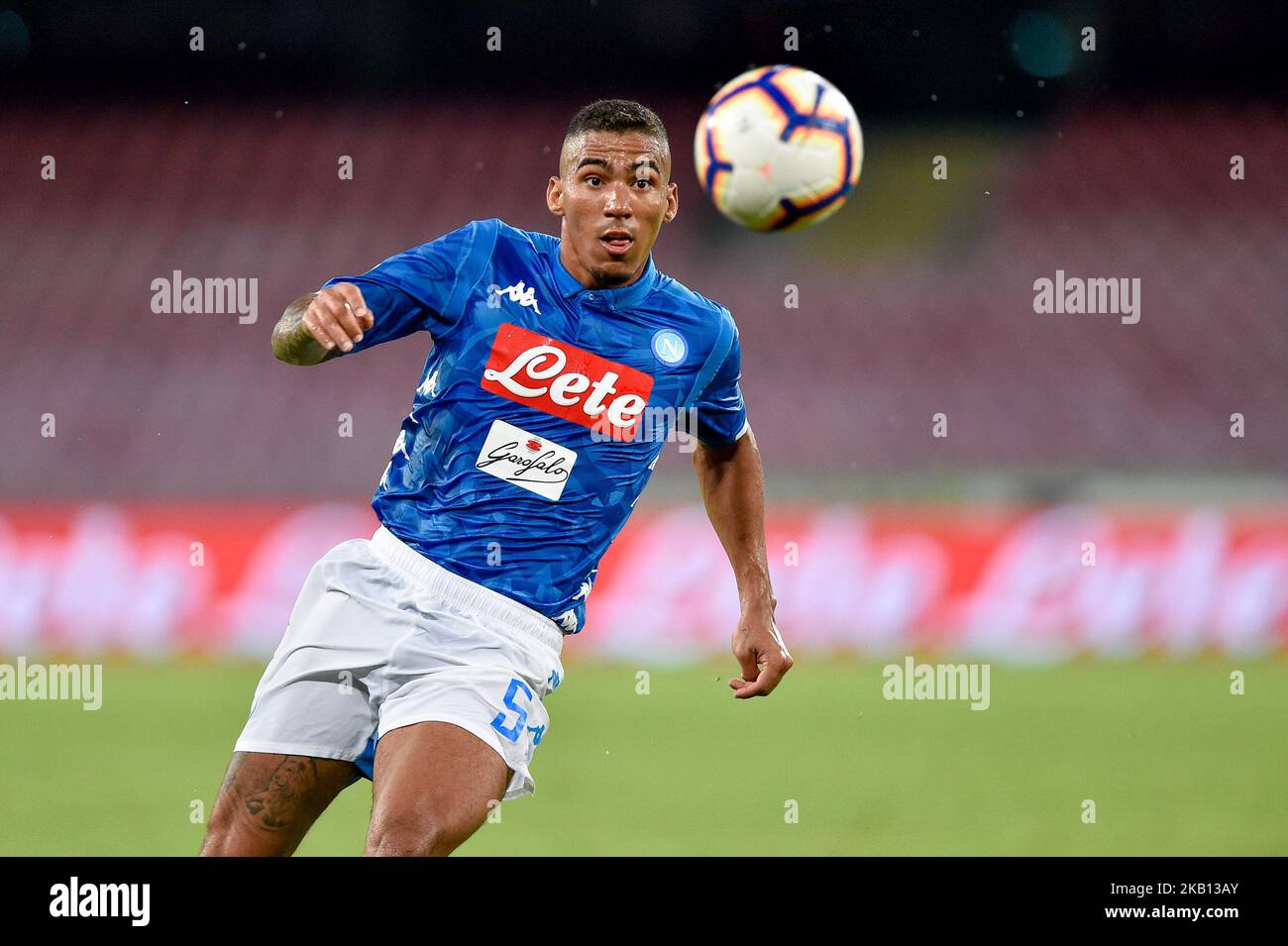 Allan von SSC Napoli während der Serie Ein Spiel zwischen Napoli und Fiorentina im Stadio San Paolo, Neapel, Italien am 15. September 2018. (Foto von Giuseppe Maffia/NurPhoto) Stockfoto