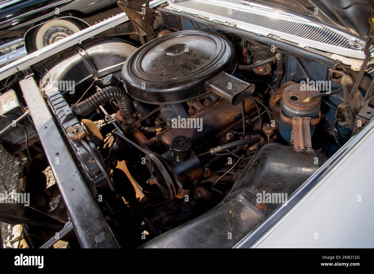 1959 Cadillac Sedan DeVille Superluxuriöses klassisches amerikanisches Auto Stockfoto