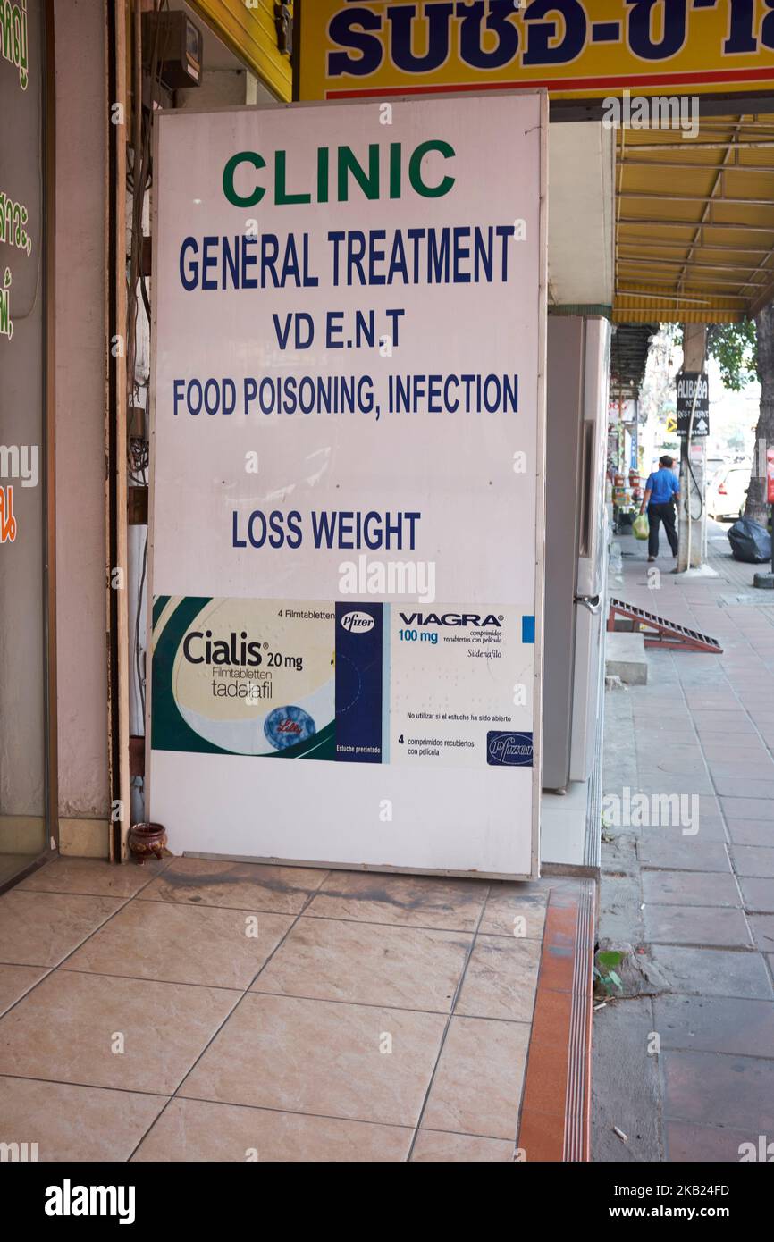 Medizinische Behandlung Klinik Downtown Pattaya Thailand Stockfoto