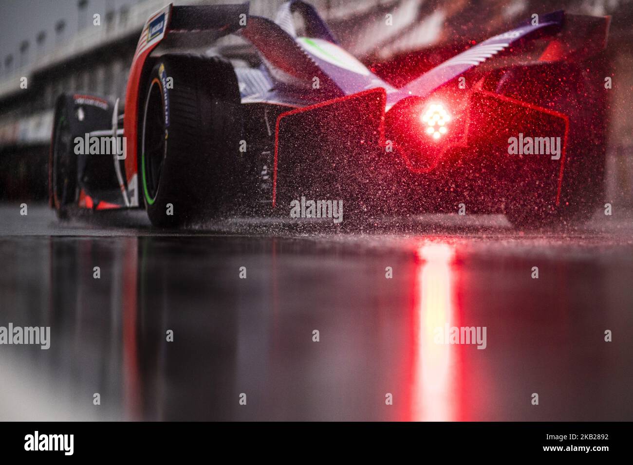MAHINDRA RACING Team während des offiziellen Formel-E-Vorsaison-Tests auf dem Circuit Ricardo Tormo in Valencia am 16., 17., 18. Und 19. Oktober 2018. (Foto von Xavier Bonilla/NurPhoto) Stockfoto