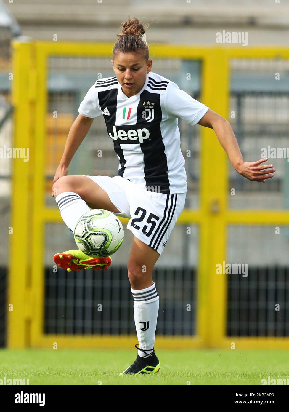 AS Roma gegen Juventus FC - Serie A Women Aleksandra Sikora of Juventus am 21. Oktober 2018 im Tre Fontane Stadium in Rom, Italien. (Foto von Matteo Ciambelli/NurPhoto) Stockfoto