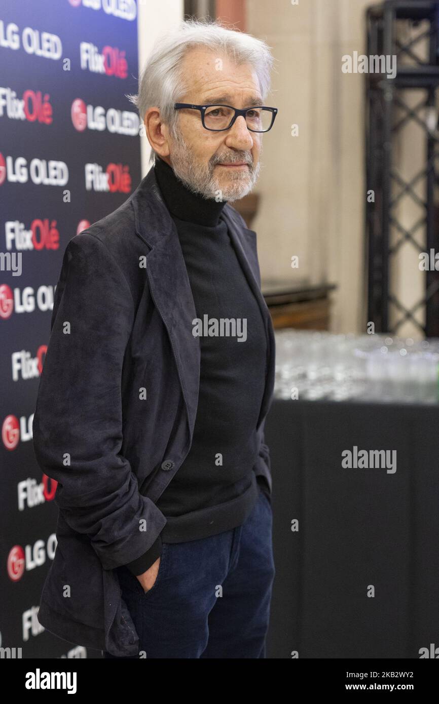 Jose Sacristan nimmt am 7. November 2018 an der Real Academia de la Lengua Espanola in Madrid, Spanien, Teil. (Foto von Oscar Gonzalez/NurPhoto) Stockfoto