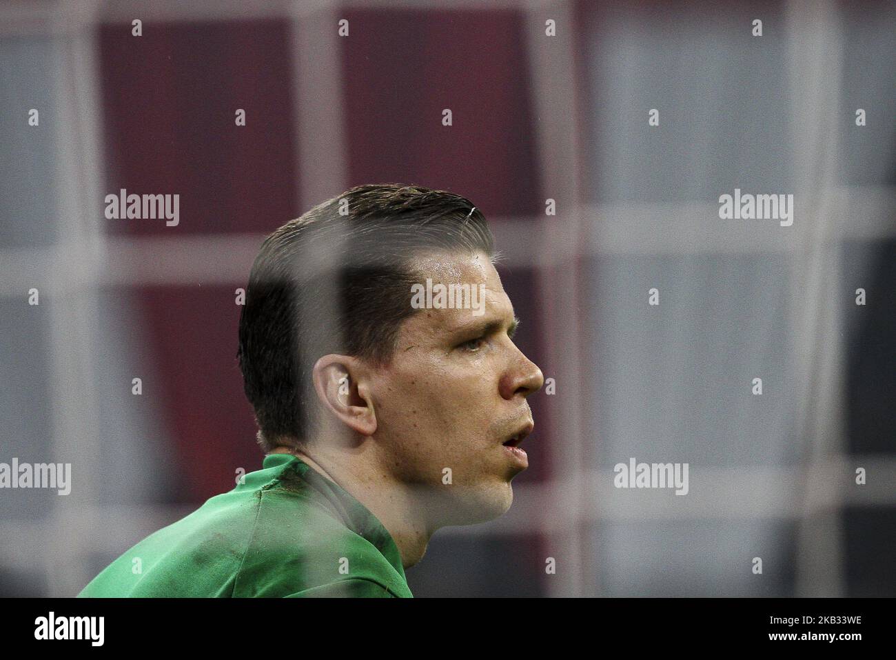 Juventus Torwart Wojciech Szczesny (1) während des Fußballspiels der Serie A n.12 MAILAND - JUVENTUS am 11/11/2018 im Stadio Giuseppe Meazza in Mailand, Italien. (Foto von Matteo Bottanelli/NurPhoto) Stockfoto