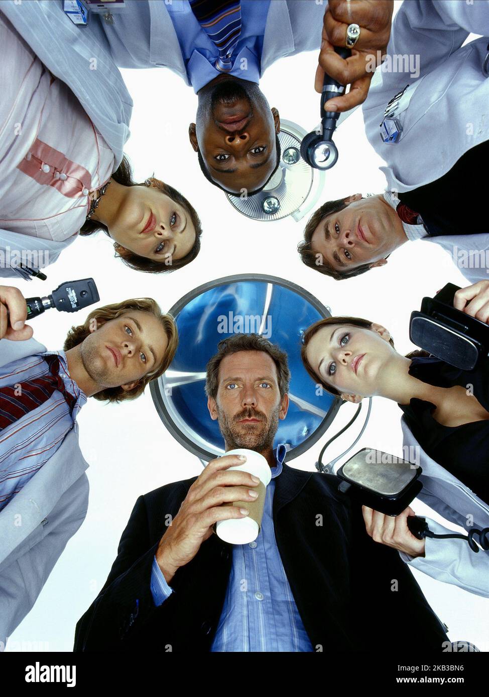 DR. HUGH LAURIE, JENNIFER MORRISON, ROBERT SEAN LEONARD, OMAR EPPS, LISA EDELSTEIN, JESSE SPENCER, 2004 Stockfoto