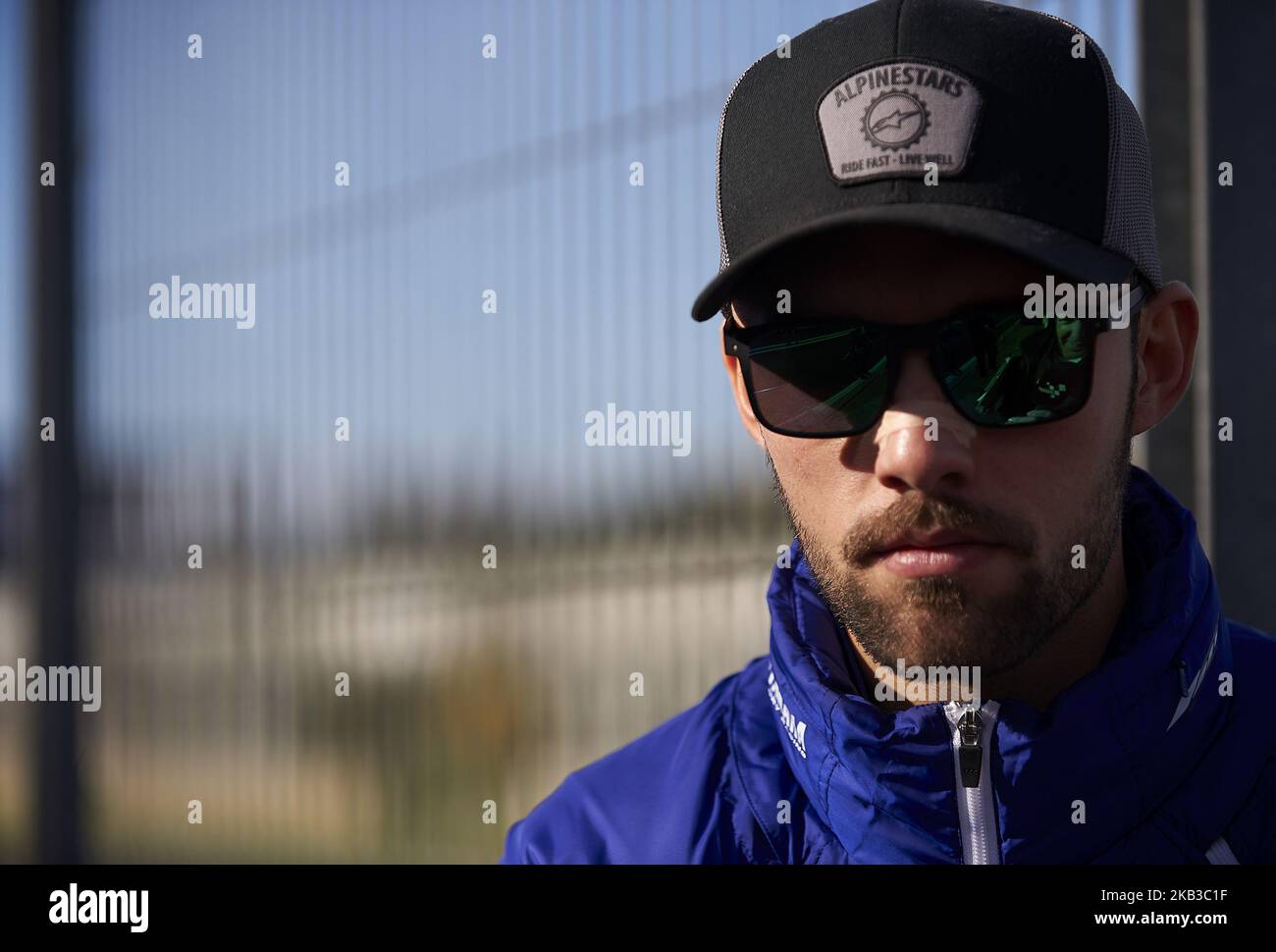 Jonas Folger (94) aus Deutschland und Yamaha Factory Racing während der Tests der neuen MotoGP-Saison 2019 auf dem Ricardo Tormo Circuit in Valencia, Spanien am 20.. November 2018 (Foto: Jose Breton/NurPhoto) Stockfoto