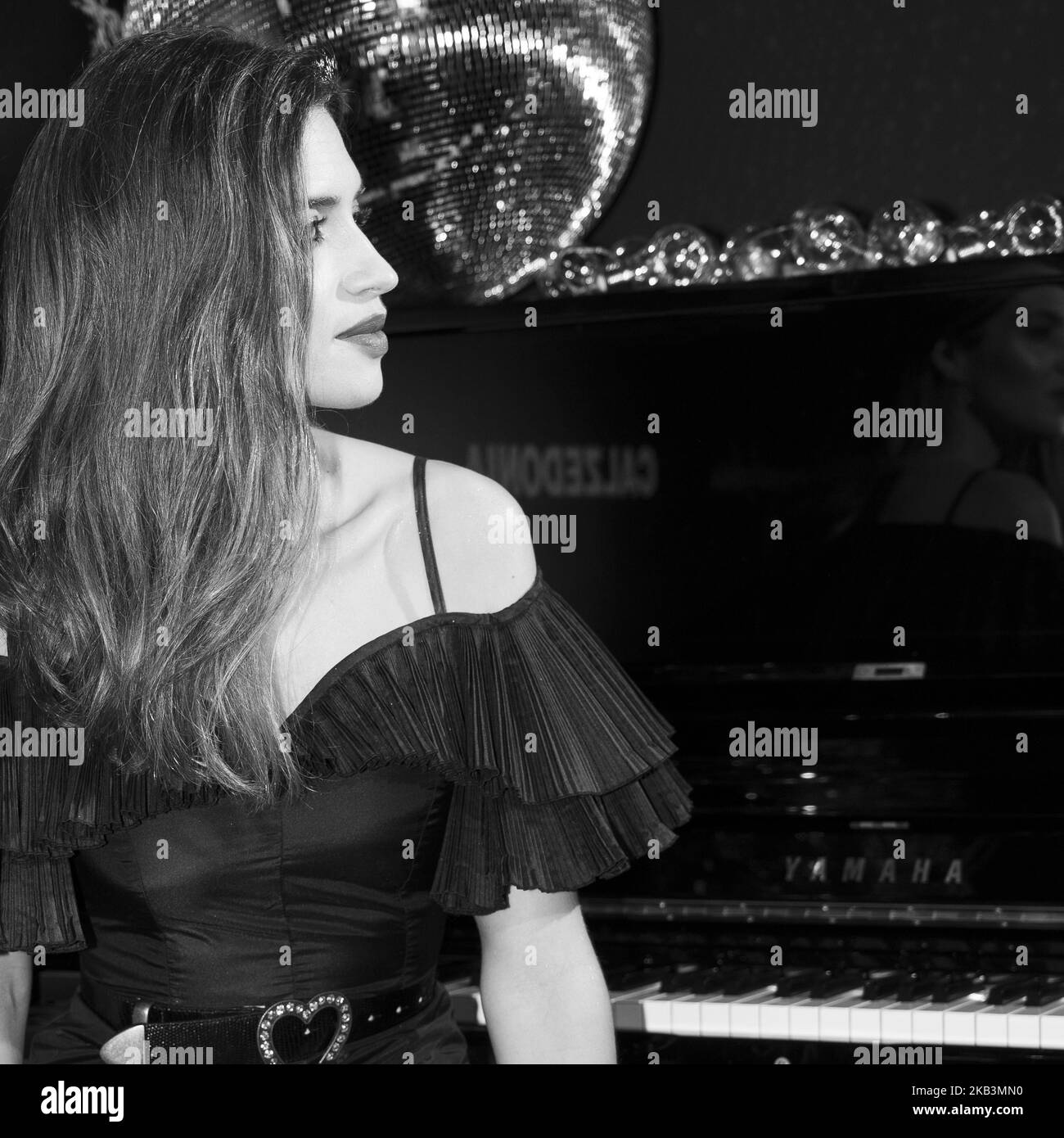 Sara Carbonero präsentiert Party Collection von Calzedonia am 28. November 2018 in Madrid, Spanien (Foto von Oscar Gonzalez/NurPhoto) Stockfoto