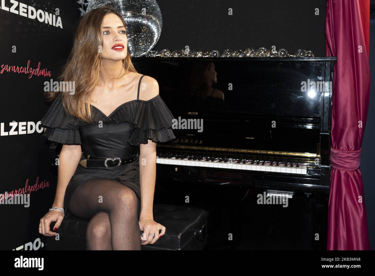 Sara Carbonero präsentiert Party Collection von Calzedonia am 28. November 2018 in Madrid, Spanien (Foto von Oscar Gonzalez/NurPhoto) Stockfoto