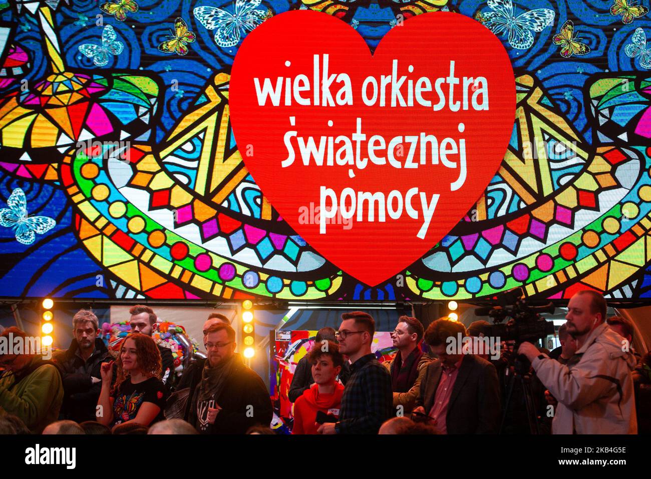 27. großes Finale des Großen Orchesters der Weihnachtshilfe (WOSP) in Warschau, Polen am 11. Januar 2019 (Foto: Mateusz Wlodarczyk/NurPhoto) Stockfoto