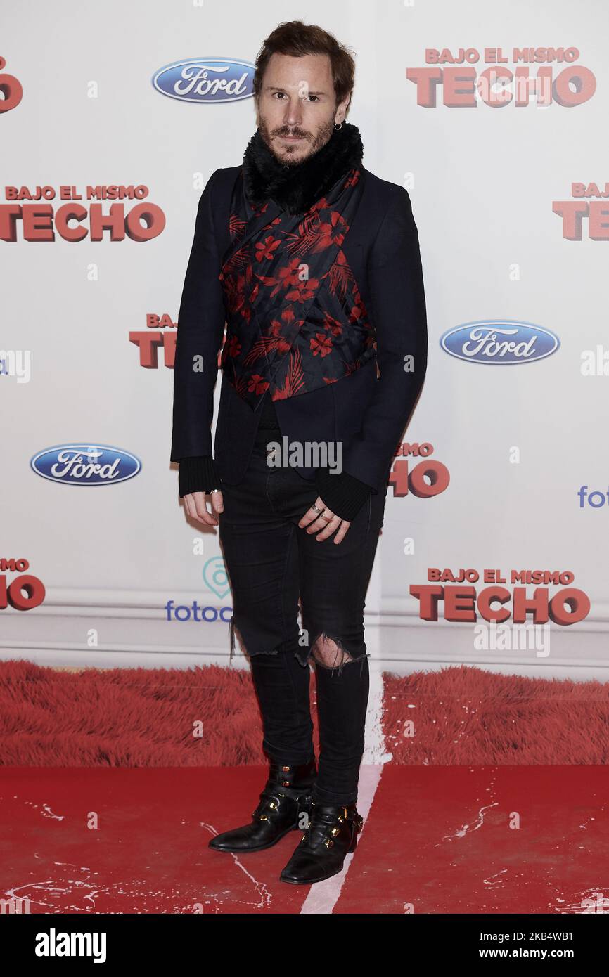 Ruben Ochandiano nimmt an der Premiere von „Bajo el mismo Techo“ im Callao Cinema in Madrid, Spanien, am 24. Januar 2019 Teil (Foto: Gabriel Maseda/NurPhoto) Stockfoto