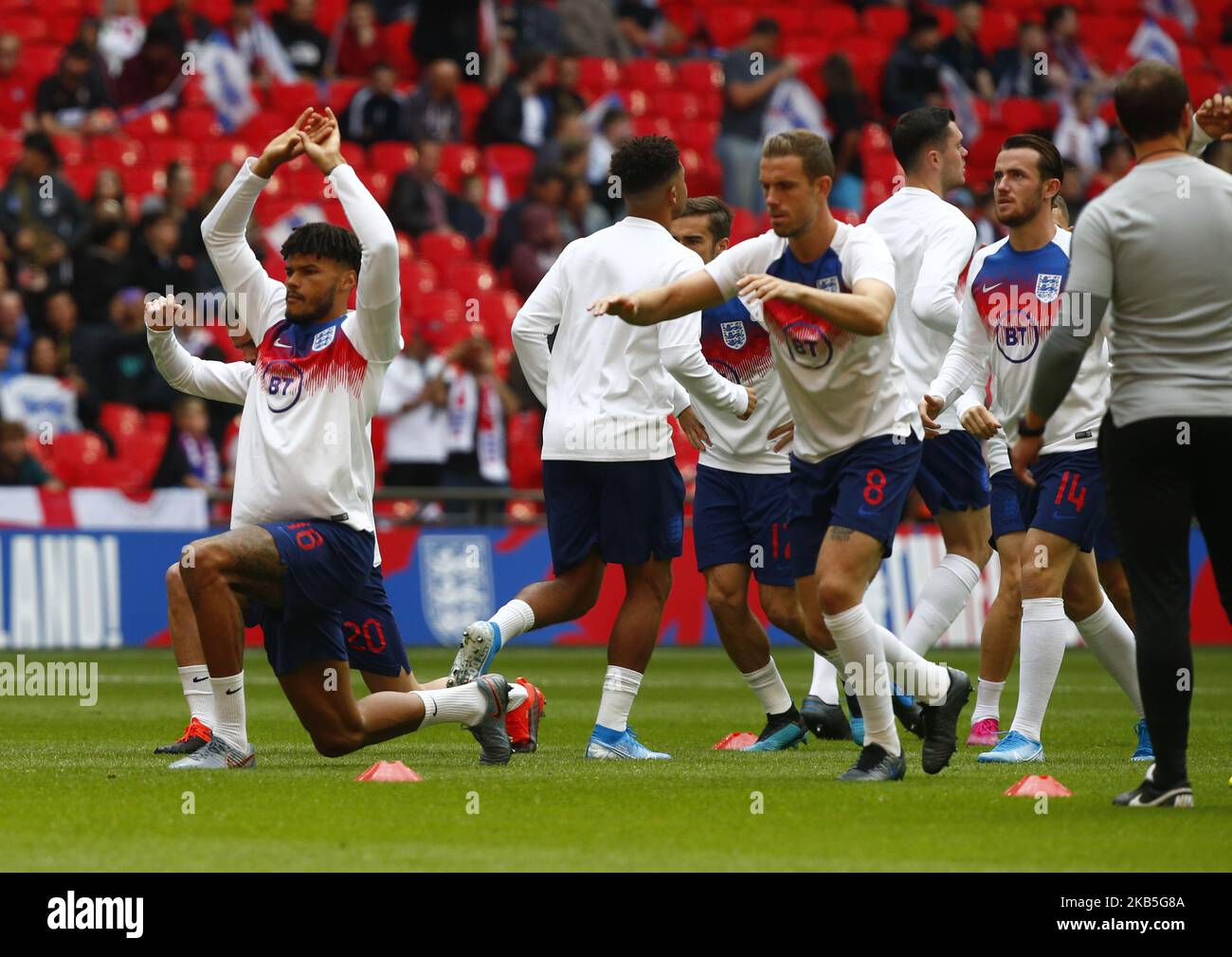 Tyrone Mings of England während der UEFA Euro 2020 Qualifikation zwischen England und Bulgarien im Wembley-Stadion in London, England am 07. September 2019 (Foto by Action Foto Sport/NurPhoto) Stockfoto