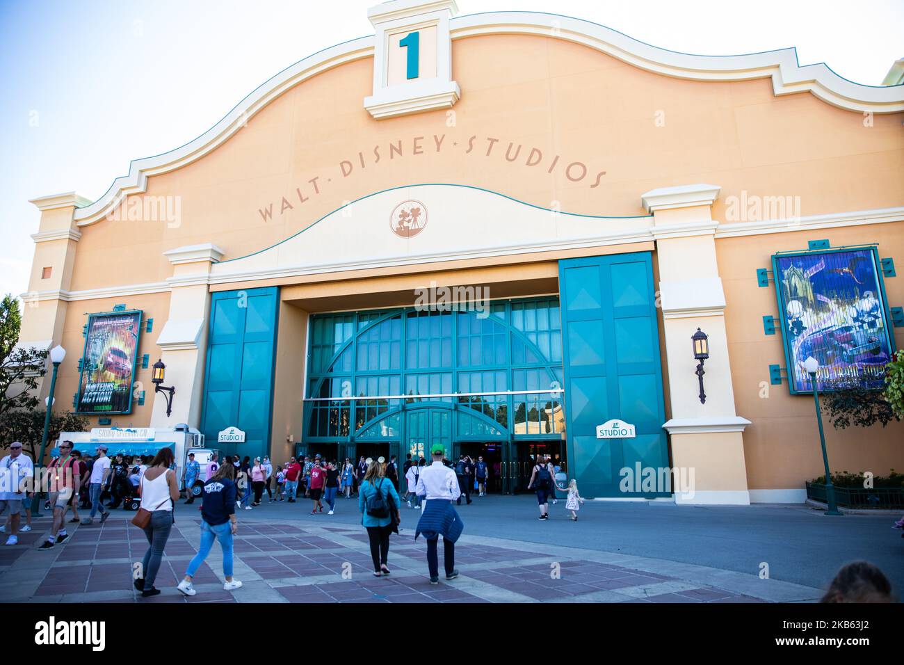 Ein Blick auf den Walt Disney Studios Park, in Paris, Frankreich, am 14. September 2019. Disneyland Paris ist eine der beliebtesten Attraktionen Europas. 2017 hat Disneyland Paris seit seiner Eröffnung im Jahr 1992 320 Millionen Besuche erhalten, 56 % davon kamen aus dem Ausland (vor allem aus Europa). (Foto von Salvatore Romano/NurPhoto) Stockfoto
