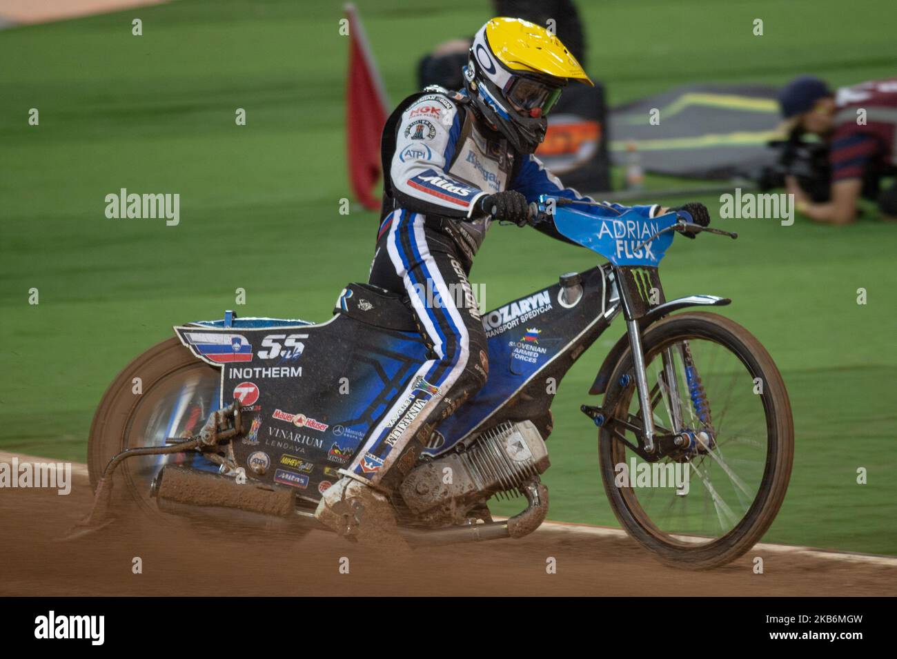 Matej Zagar aus Slowenien im Einsatz beim ADRIAN FLUX BRITISH FIM SPEEDWAY GRAND PRIX am Samstag, 21.. September 2019, im Fürstentum Stadium in Cardiff. (Foto von Ian Charles/MI News/NurPhoto) Stockfoto