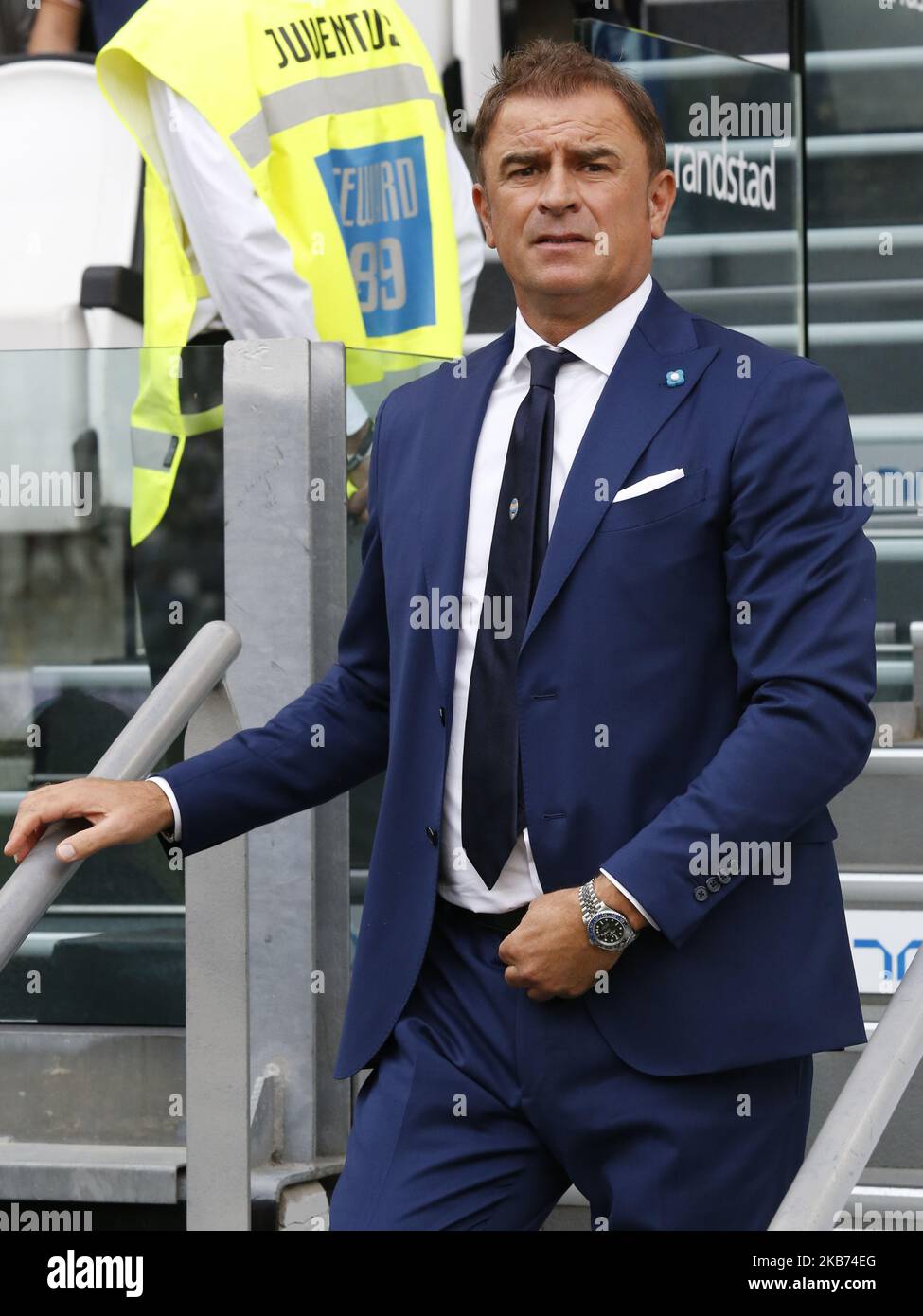 Leonardo Semplici während des Spiels der Serie A zwischen Juventus und Spal in Turin am 21. September 2019 (Foto: Loris Roselli). Stockfoto