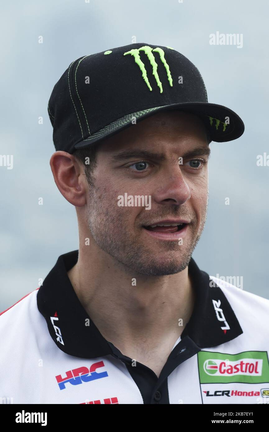 CAL Crutchlow aus Großbritannien während der Vorveranstaltung in King Power MahaNakhon in Bangkok, Thailand. 01. Oktober 2019 (Foto von Anusak Laowias/NurPhoto) Stockfoto