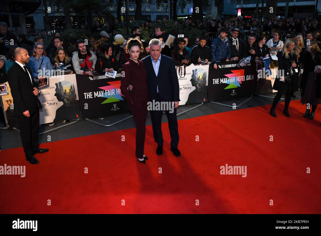 Ray Liotta nimmt am 06. Oktober 2019 am Odeon Luxe Leicester Square in London, England, an der Premiere von Marriage Story UK während des BFI London Film Festivals 63. Teil. (Foto von Alberto Pezzali/NurPhoto) Stockfoto