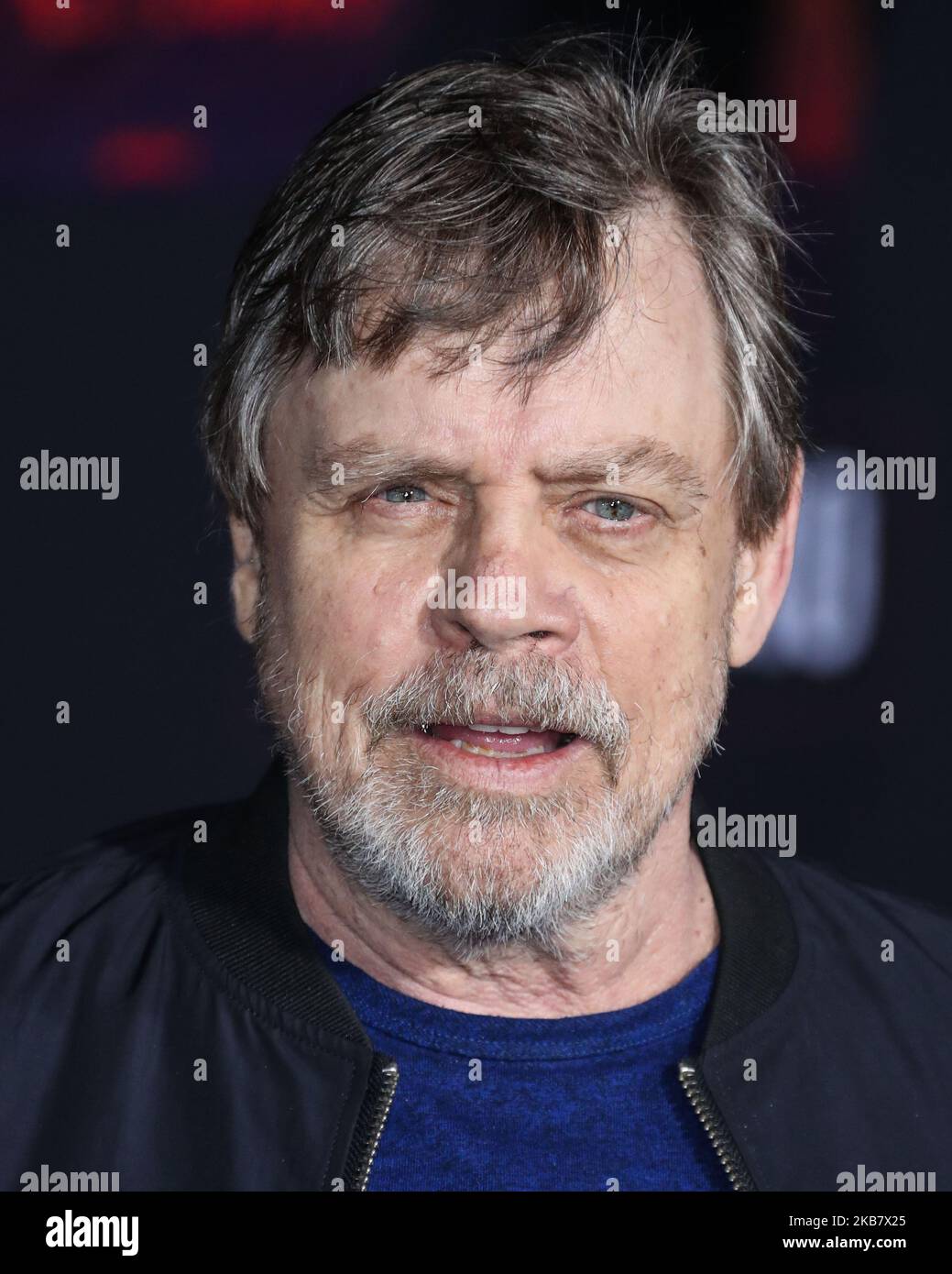 WESTWOOD, LOS ANGELES, KALIFORNIEN, USA - 07. OKTOBER: Der Schauspieler Mark Hamill kommt zur Los Angeles Premiere von Netflix's 'El Camino: A Breaking Bad Movie', die am 7. Oktober 2019 im Regency Village Theatre in Westwood, Los Angeles, Kalifornien, USA, stattfand. (Foto von Xavier Collin/Image Press Agency/NurPhoto) Stockfoto