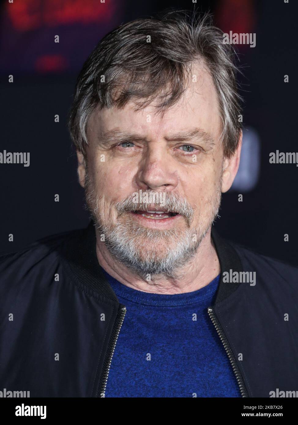 WESTWOOD, LOS ANGELES, KALIFORNIEN, USA - 07. OKTOBER: Der Schauspieler Mark Hamill kommt zur Los Angeles Premiere von Netflix's 'El Camino: A Breaking Bad Movie', die am 7. Oktober 2019 im Regency Village Theatre in Westwood, Los Angeles, Kalifornien, USA, stattfand. (Foto von Xavier Collin/Image Press Agency/NurPhoto) Stockfoto