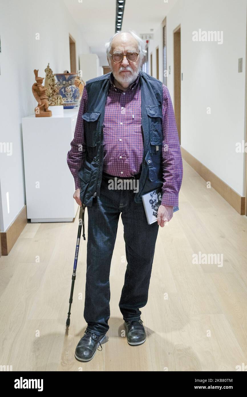 Der mexikanische Regisseur Arturo Ripstein nimmt an der Präsentation des Madrider Filmfestivals Teil, am 10. Oktober 2019 Spanien (Foto: Oscar Gonzalez/NurPhoto) Stockfoto